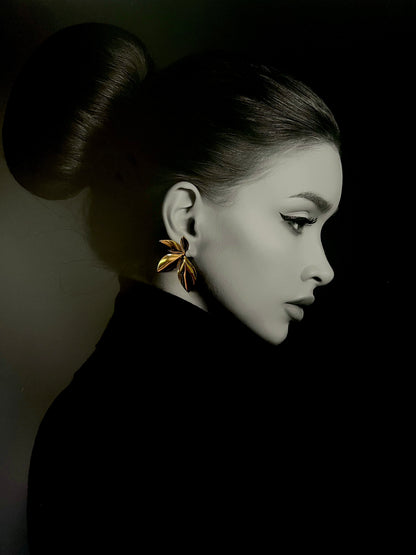 Gold Leaf Earrings