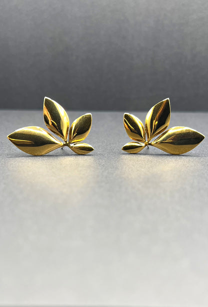 Gold Leaf Earrings