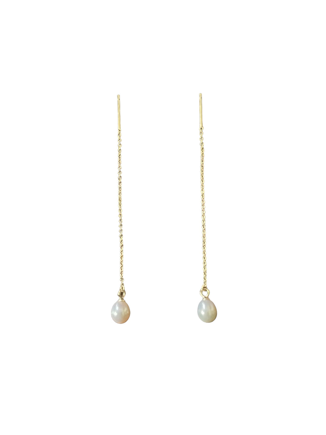 Floating Pearl Earrings