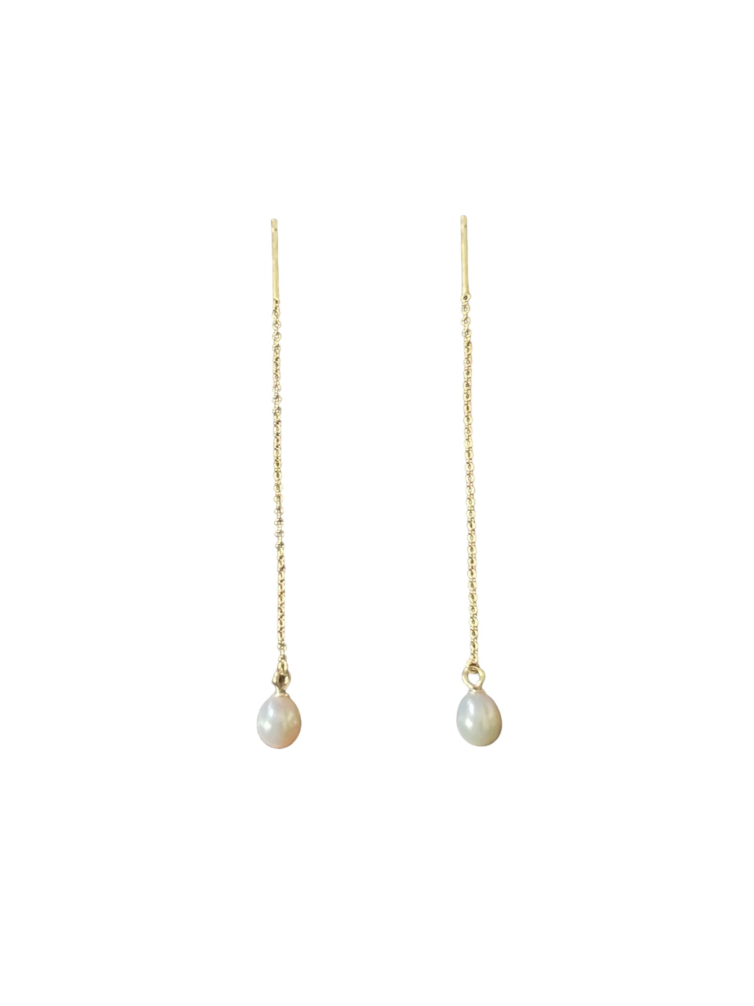 Floating Pearl Earrings